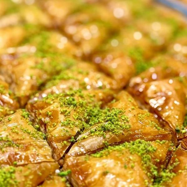 Baklava at Wallstreet Deli & Catering, Greensboro NC