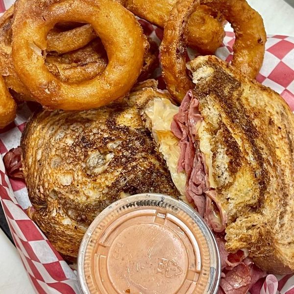 Reuben at Wallstreet Deli & Catering, Greensboro NC