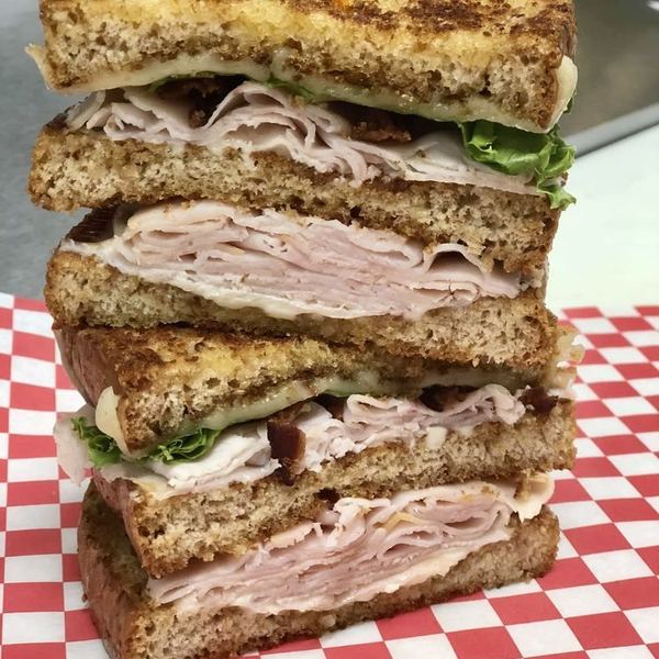 Turkey Club at Wallstreet Deli & Catering, Greensboro NC